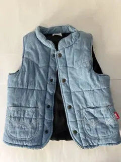 EDWIN エドウィン　デニム　ベスト　キッズ　110