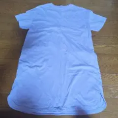 ロング丈 半袖 Tシャツ ライトパープルのサムネイル