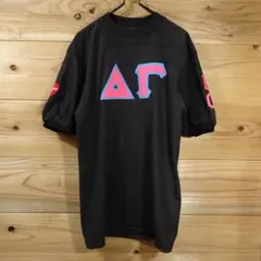 90s- USA製 イーグルUSA 半袖フットボールTシャツ ギリシャ文字のサムネイル
