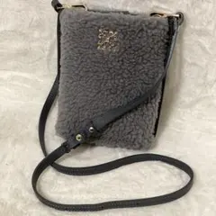 極美品 russet ラシット ミニショルダーバッグスマホショルダー ボア