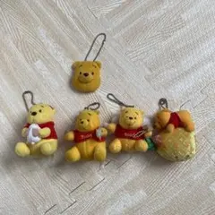 くまのプーさん ぬいぐるみキーチェーン　セット