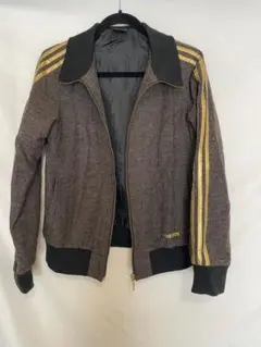 【希少】adidas ジップアップジャケット ヴィンテージ 00年代 刺繍ロゴ