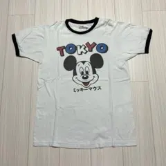 ミッキー リンガーTシャツ 古着 00s MICKEYMOUSE ユニセックスのサムネイル