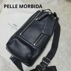 極美品✨ペッレモルビダ レザー ショルダーバッグ ボディバッグ シボ革 保存袋