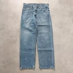 リーバイス550 Levis W33 ブルーデニム 青 縦落ち 古着 14987
