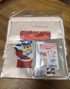 中日ドラゴンズ いちごスイーツなドアラ 巾着袋セット