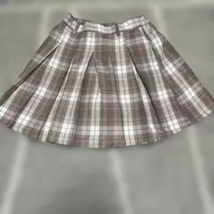 pink-latteチェック柄スカート Lサイズ