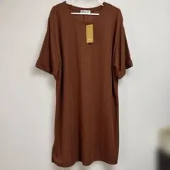 no.1743新品BELLUNA カットソーチュニックワンピースのサムネイル