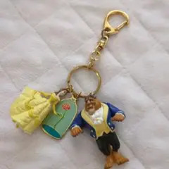 ディズニー　美女と野獣　キーホルダー　レア　保管品