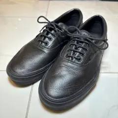 美品　VANS ERA LEATER BLACK