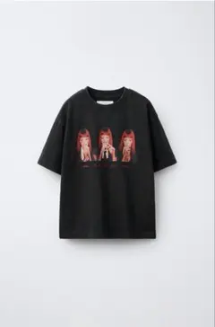 BLACKPINK JENNIE RUBY® ブラック Tシャツ ZARA - メルカリ