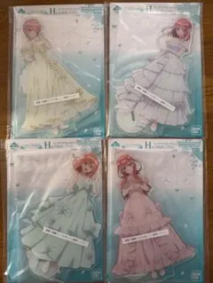 一番くじ 五等分の花嫁 H賞 一花 二乃 四葉 五月 ビッグアクリルスタンド