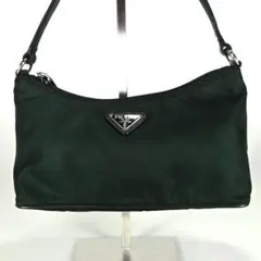PRADA オールド プラダ ナイロン アクセサリーポーチ ブラック イタリア製 PRADA オールド プラダ ナイロン アクセサリーポーチ ブラック