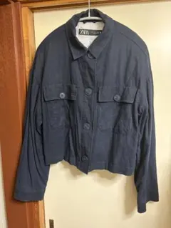 ZARA ネイビー ジャケット Mサイズ