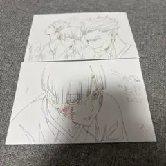 ハイキュー！　アニメ原画展ファイナルポストカード　白鳥沢学園　白布