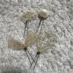 髪飾りセット 4種類 和装用