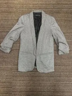 ZARA WOMAN ヘリンボーン テーラードジャケットのサムネイル