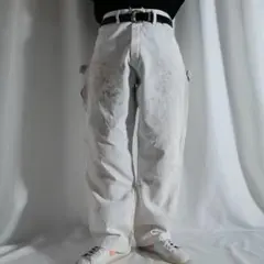 Dickies ペインターパンツ ホワイト 820 ペンキ汚れ W36 L34 - メルカリ