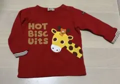 HOT BISCUITS 赤 長袖Tシャツ キリン