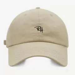 ロゴキャップ　帽子　男女兼用　ブラック　ベージュ　カーキ　ロゴ　キャップ