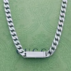 GUCCI 喜平　チェーン　ネックレス　ロング　プレート　48cm GUCCI 喜平 チェーン ネックレス ロング プレート 48cm - メルカリ
