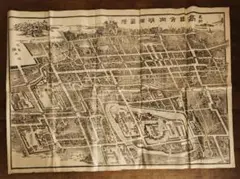 昭和初期 銀座・築地の街と交番 地図 アセテート100% - メルカリ