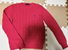 ⭐️美品⭐️Ralph Lauren ラルフローレン ケーブルニット ピンク