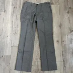 ユナイテッドアローズ XL スラックス 杢グレー パンツ テーパード 大きめ