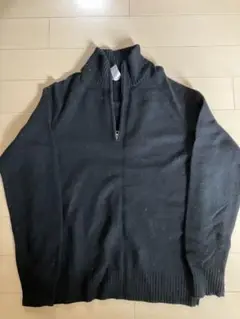 GAP 黒 ハーフジップ セーター L