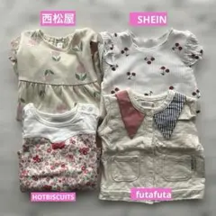 ベビー服　トップス　長袖　薄手　4枚セット　女の子