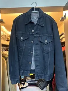 美品　アメリカ古着　リーバイス　ブラックデニムジャケット　ジージャン　メキシコ製 00s メキシコ製 Levi'sリーバイス 70589 ブラック デニム