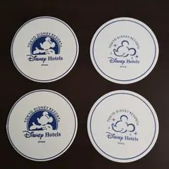 ディズニーホテルの紙コースター 2種