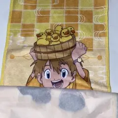デジモン　極楽湯　マフラータオル　高石タケル　ポストカード