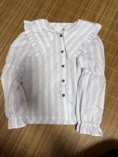 H&M 大襟付き　長袖ブラウス