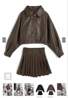 ジャケット ミニスカート セットアップ