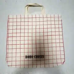 BOBOCHOSES　赤チェックバッグ