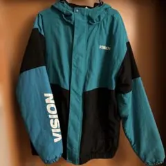 VISION STREETWEAR L グリーン/ブラック 中綿あり