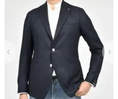 タリアトーレ　モンテカルロ ウールカシミアストレッチサキソニー2Bジャケット