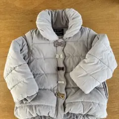 [petit main] グレー ダウンコート 110センチ