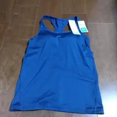 UNIQLO エアリズムレーサーバッグブラ　タンクトップ ブルー　S