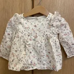 baby GAP フラワープリントシャツ 6-12ヶ月 70センチ