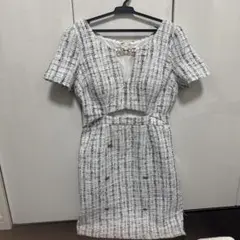 JEWELS カットアウトタイトドレス