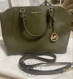 MICHAEL KORS マイケルコース オリーブグリーン 2wayハンドバッグ