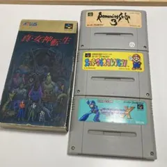 真・女神転生 ロマンシング サ・ガ 3 他 スーパーファミコン ソフト