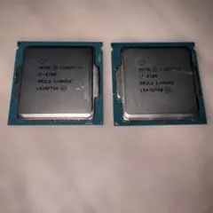 Intel Core i7-6700 2個セット。