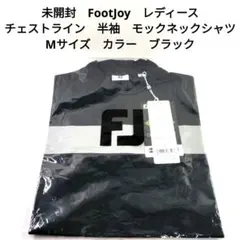 未開封　FootJoy　レディース　チェストライン　半袖　モックネックシャツ　М