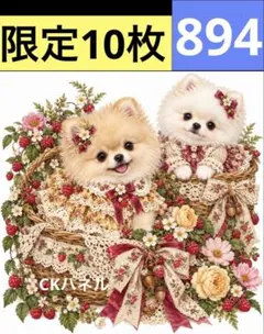 限定10枚！　犬 レアパネル生地　無くなり次第終了です