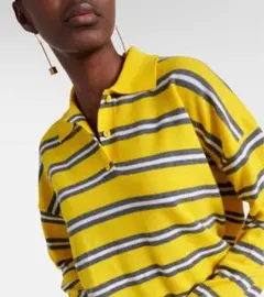 LOEWE Striped wool polo sweater XSサイズのサムネイル