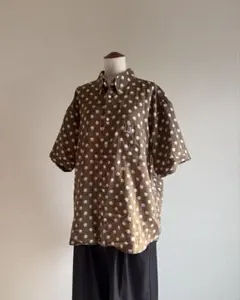 90s dunhill SPORT Linen Dot S/S Shirtのサムネイル