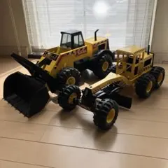 Tonka トンカ 2台セット ホイールローダー モーターグレーダーのサムネイル
